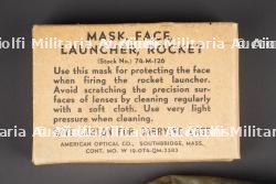 Masque de tireur bazooka. Bazooka gunner’s face mask — photo 2