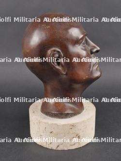 Buste de Benito Mussolini par Rossi. Bust of Benito Mussolini by Rossi — miniature 5