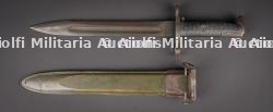 Baïonnette courte de Garand. US M1 Garand bayonet. — photo 3