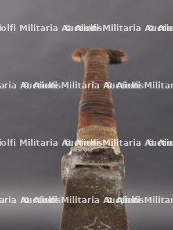 Sabre Dao ramené par un ancien du Corps de Volontaires belge en Corée. Dao saber brought back by a former member of the Belgian Volunteer Corps in Korea — miniature 11