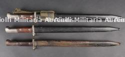 Lot de 3 baïonnettes Belges Mle 1924 Export. Lot of 3 Belgian bayonets, Model 1924 Export