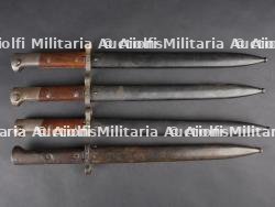 Lot de 4 baïonnettes tchèque VZ24. Lot of 4 Czech bayonets, VZ24 — photo 1