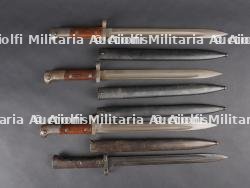 Lot de 4 baïonnettes tchèque VZ24. Lot of 4 Czech bayonets, VZ24 — miniature 2