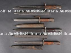 Lot de 4 baïonnettes belges. Lot of 4 Belgian bayonets — miniature 2