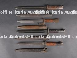 Lot de 4 baïonnettes belges. Lot of 4 Belgian bayonets — miniature 3