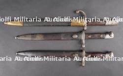 Lot de 3 baïonnettes Amérique du Sud. Lot of 3 South American bayonets — miniature 2