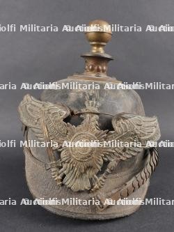 Casque à boule d'artilleur M1871. Artillery spike helmet M1871 — photo 1