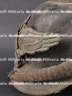 Casque à boule d'artilleur M1871. Artillery spike helmet M1871 — miniature 6