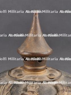 Casque à pointe avec plaque du JR88 de Nassau. Pickelhaube with JR88 Nassau plate — miniature 4