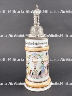 Chope de Reserviste Luftschiffer Bataillon. Reservist beer stein from Luftschiffer Battalion — miniature 2