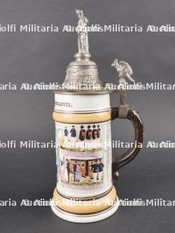 Chope de Reserviste Luftschiffer Bataillon. Reservist beer stein from Luftschiffer Battalion — miniature 3