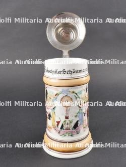 Chope de Reserviste Luftschiffer Bataillon. Reservist beer stein from Luftschiffer Battalion — miniature 11