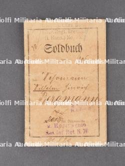 Lot de 7 livrets militaires de Hanovre et Hanséatiques. Set of seven military booklets from Hanover and Hanseatic regions — miniature 2