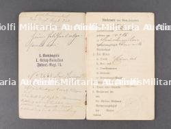 Lot de 7 livrets militaires de Hanovre et Hanséatiques. Set of seven military booklets from Hanover and Hanseatic regions — photo 6