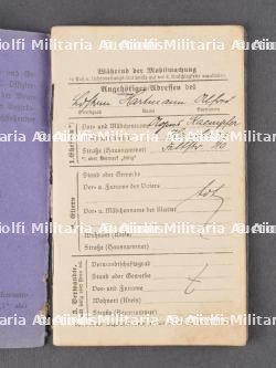 Lot de 7 livrets militaires de Hanovre et Hanséatiques. Set of seven military booklets from Hanover and Hanseatic regions — photo 22