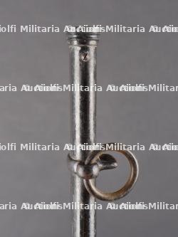 Sabre de luxe d'officier d'infanterie allemand lame damas cadeau à l'officier noble von Borries. Luxury German infantry officer’s sabre with Damascus blade gifted to noble officer von Borries — miniature 6