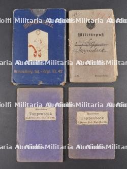 Ensemble de documents de soldats du JR92 de Brunswick. Set of soldier documents from JR92 Brunswick — photo 1