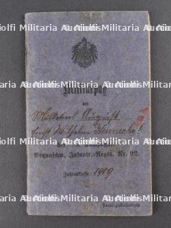 Ensemble de documents de soldats du JR92 de Brunswick. Set of soldier documents from JR92 Brunswick — miniature 21