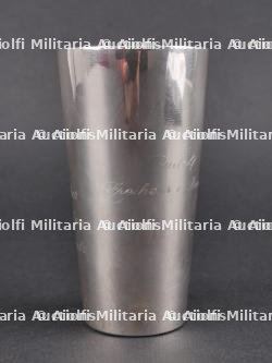 Silber Pauke du Freiherr Rudolf von Recum, hussard de Brunswick. Silver kettle drum of Freiherr Rudolf von Recum hussar of Brunswick — miniature 3