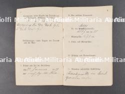 Militärpass d'un Uhlan du UR21 Saxon et Train Abteilung Nr 9. Military pass of a Uhlan from UR21 Saxon and Train Detachment No 9 — photo 5