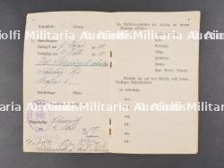 Militärpass d'un Uhlan du UR21 Saxon et Train Abteilung Nr 9. Military pass of a Uhlan from UR21 Saxon and Train Detachment No 9 — miniature 6