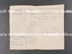 Militärpass d'un Uhlan du UR21 Saxon et Train Abteilung Nr 9. Military pass of a Uhlan from UR21 Saxon and Train Detachment No 9 — miniature 7