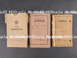 Lot de 3 documents de Jäger. Set of three Jäger documents — photo 1