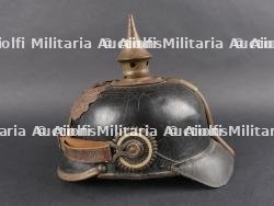 Casque à pointe M1915 Prussien marquages saxons 106R et 133R. Prussian M1915 pickelhaube with Saxon markings 106R and 133R — photo 4