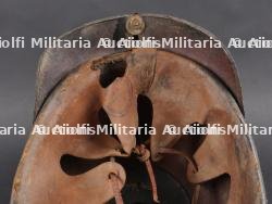 Casque à pointe M1915 Prussien marquages saxons 106R et 133R. Prussian M1915 pickelhaube with Saxon markings 106R and 133R — photo 16