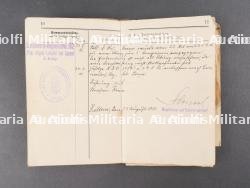 Lot de 5 Militärpass et documents saxons. Set of five Militärpass and Saxon documents — miniature 8