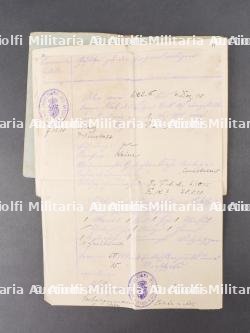 Lot de 5 Militärpass et documents saxons. Set of five Militärpass and Saxon documents — photo 11