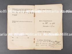 Lot de 5 Militärpass et documents saxons. Set of five Militärpass and Saxon documents — photo 16
