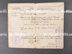 Lot de 5 Militärpass et documents saxons. Set of five Militärpass and Saxon documents — miniature 18