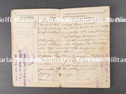 Lot de 5 Militärpass et documents saxons. Set of five Militärpass and Saxon documents — photo 19