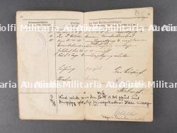 Lot de 5 Militärpass et documents saxons. Set of five Militärpass and Saxon documents — miniature 20