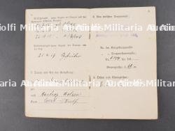 Lot de Militärpass infanterie Alsace Lorraine, Saxe Weimar, Mecklenburg. Infantry Militärpass set from Alsace Lorraine Saxony Weimar Mecklenburg — photo 4
