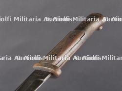 Baïonnette allemande 84-98 avec fourreau et porte fourreau. German 84-98 bayonet with scabbard and frog — miniature 13
