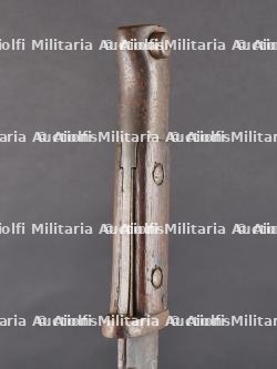 Baïonnette allemande 84-98 avec fourreau et porte fourreau. German 84-98 bayonet with scabbard and frog — miniature 17