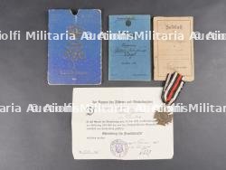 Lot Militärpass et Soldbuch de Grenadier. Militärpass and Soldbuch set of a Grenadier — photo 1