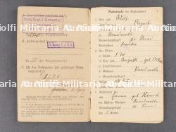 Lot Militärpass et Soldbuch de Grenadier. Militärpass and Soldbuch set of a Grenadier — photo 12