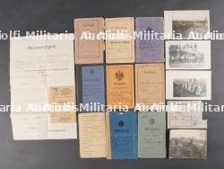 Lot de 9 Militärpass et livrets d'infanterie. Set of nine Militärpass and infantry booklets — photo 1