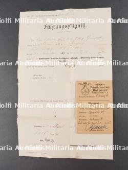 Lot de 9 Militärpass et livrets d'infanterie. Set of nine Militärpass and infantry booklets — miniature 2