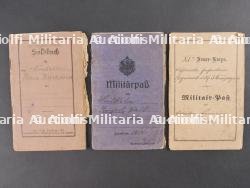 Lot de 9 Militärpass et livrets d'infanterie. Set of nine Militärpass and infantry booklets — photo 8