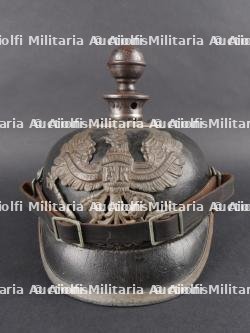 Casque à boule M1915 troupe d'artilleur prussien. M1915 ball-top helmet of a Prussian artilleryman
