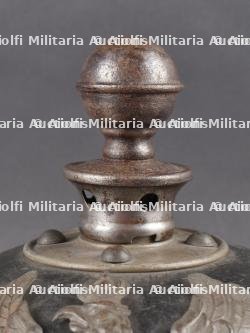 Casque à boule M1915 troupe d'artilleur prussien. M1915 ball-top helmet of a Prussian artilleryman — photo 4