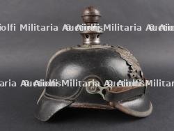 Casque à boule M1915 troupe d'artilleur prussien. M1915 ball-top helmet of a Prussian artilleryman — photo 9