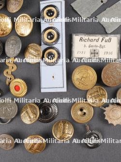 Plaques d'identités, cocardes et boutons Allemagne ww1. WWI German identity tags cockades and buttons — miniature 3