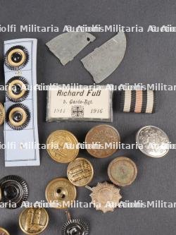 Plaques d'identités, cocardes et boutons Allemagne ww1. WWI German identity tags cockades and buttons — miniature 4