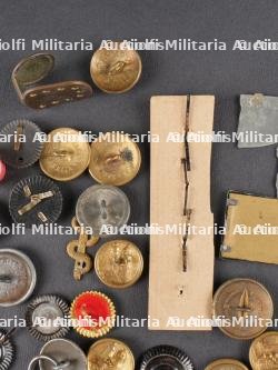 Plaques d'identités, cocardes et boutons Allemagne ww1. WWI German identity tags cockades and buttons — photo 8
