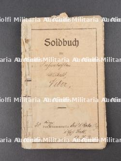 Lot Soldbuch bavarois dont un du Bayerisches RIR 16 List. Set of Bavarian Soldbuch including one from Bayerisches RIR 16 List — photo 7